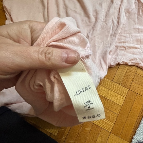 THE Great. Tshirt baby pink - Picture 3 of 4